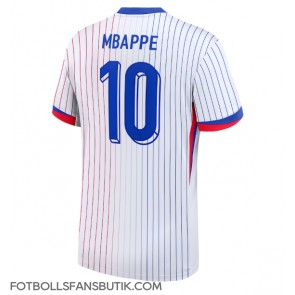 Frankrike Kylian Mbappe #10 Replika Bortatröja EM 2024 Kortärmad